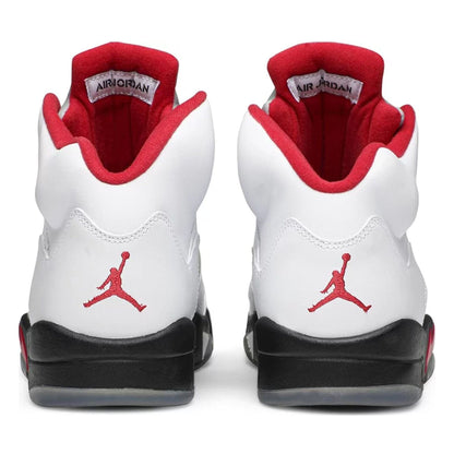 Air Jordan 5 Retro 'White Fire Red' 2013 — UK 3 | EU 35.5 | US 3.5 — Top View