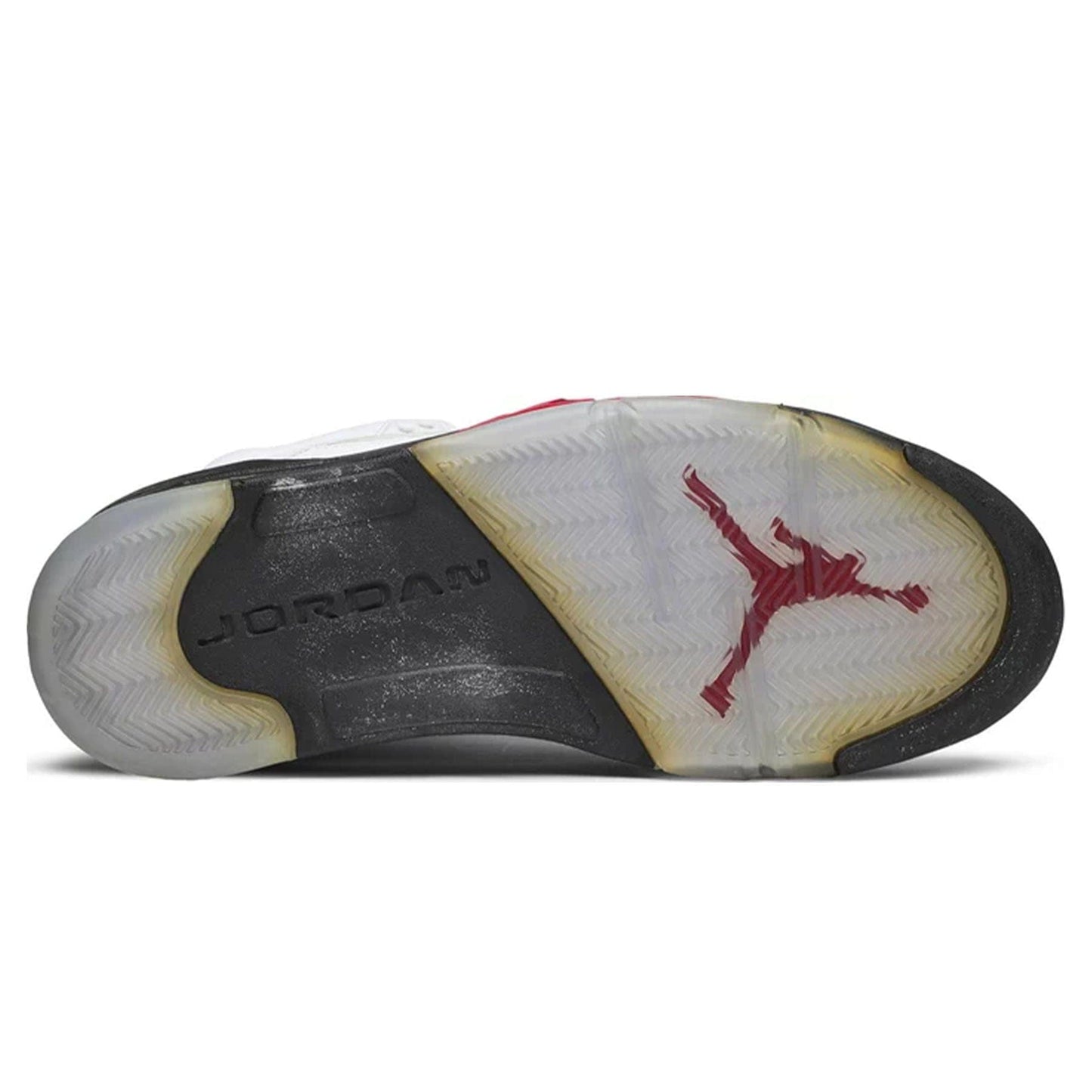 Air Jordan 5 Retro 'White Fire Red' 2013 — UK 3 | EU 35.5 | US 3.5 — Detail View