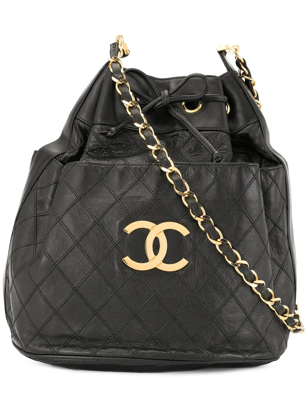 Chanel Pre Owned 1989 1991 Cosmos Quilted Cc Logos Shoulder Bag — Same as shown — Size One Size — Front View