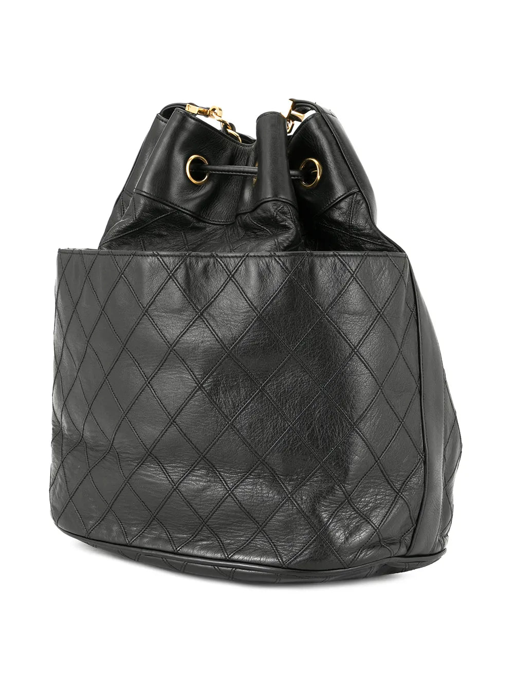 Chanel Pre Owned 1989 1991 Cosmos Quilted Cc Logos Shoulder Bag — Same as shown — Size One Size — Back View