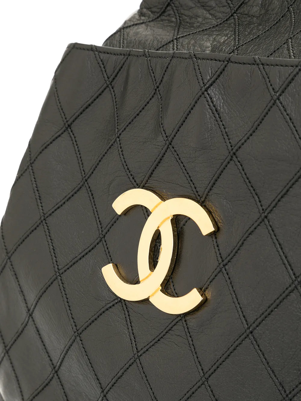 Chanel Pre Owned 1989 1991 Cosmos Quilted Cc Logos Shoulder Bag — Same as shown — Size One Size — Top View