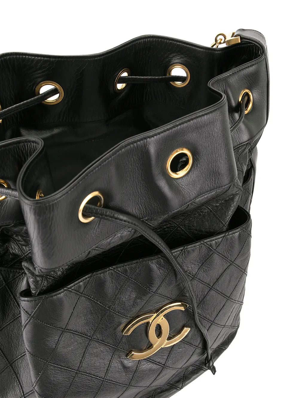 Chanel Pre Owned 1989 1991 Cosmos Quilted Cc Logos Shoulder Bag — Same as shown — Size One Size — Detail View