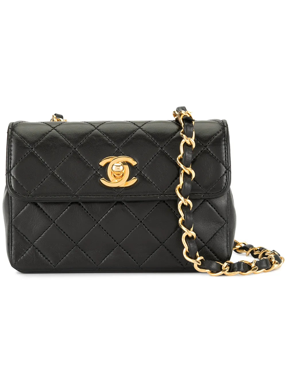Chanel Pre Owned Cc Logo Chain Shoulder Bag — Same as shown — Size One Size — Front View