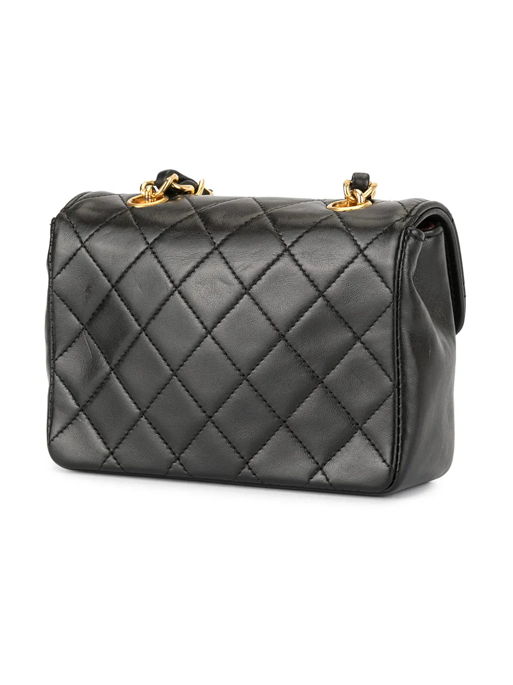 Chanel Pre Owned Cc Logo Chain Shoulder Bag — Same as shown — Size One Size — Back View