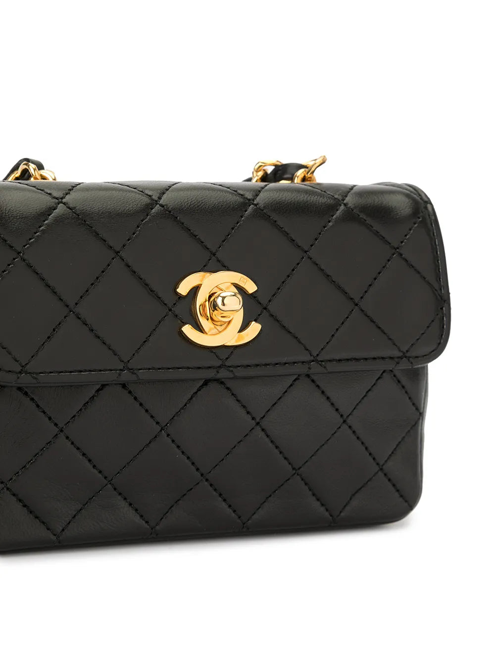 Chanel Pre Owned Cc Logo Chain Shoulder Bag — Same as shown — Size One Size — Top View