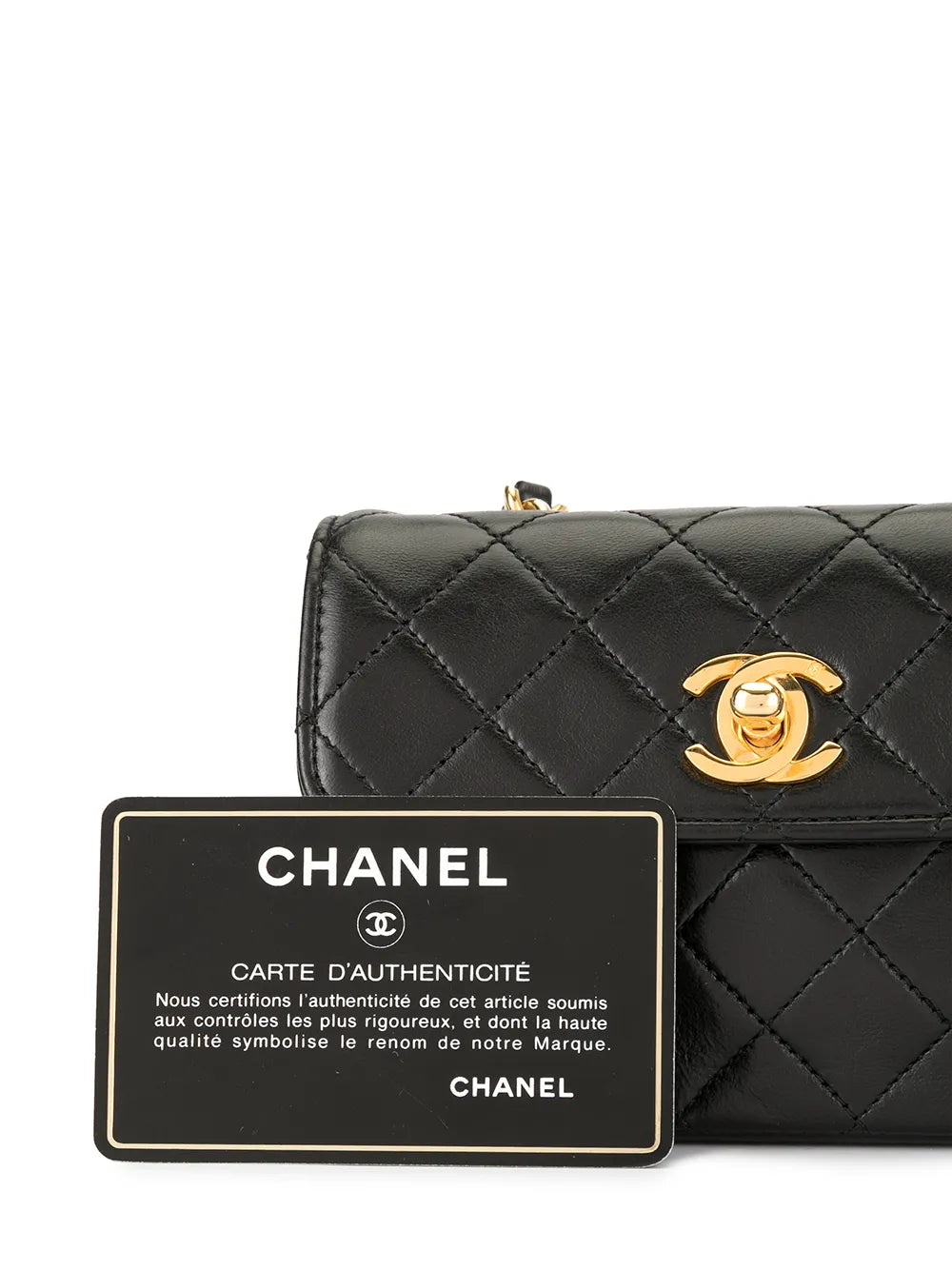Chanel Pre Owned Cc Logo Chain Shoulder Bag — Same as shown — Size One Size — Lifestyle View
