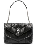 Saint Laurent Medium Loulou Leather Shoulder Bag — Same as shown — Size One Size — Front View