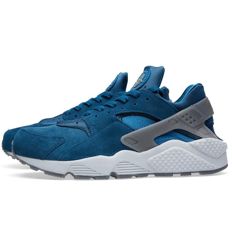 Nike Air Huarache Blue Force & Cool Grey — UK 3 | EU 35.5 | US 3.5 — Front View