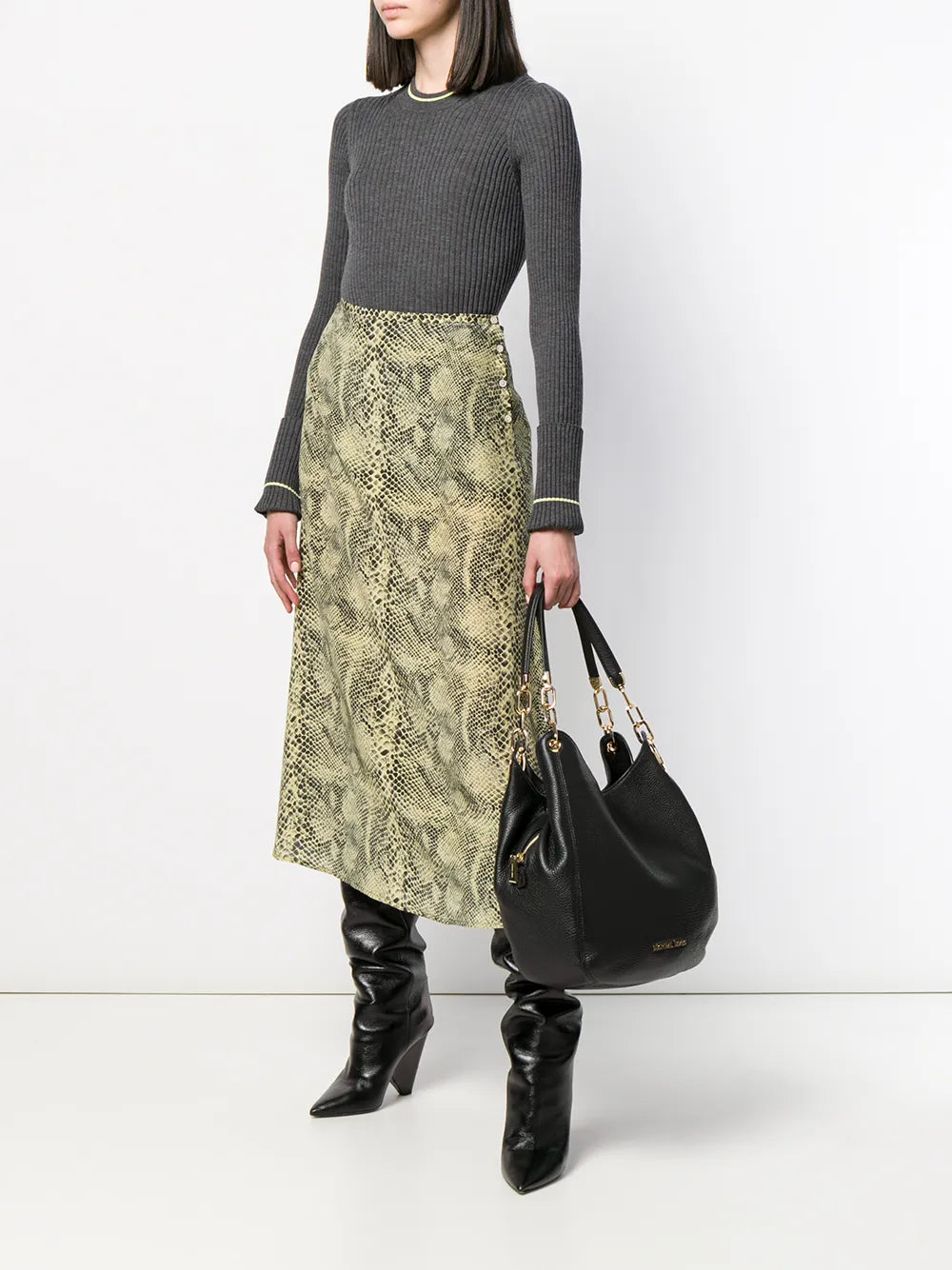 Michael Kors Large Lillie Shoulder Bag — Same as shown — Size One Size — Side View