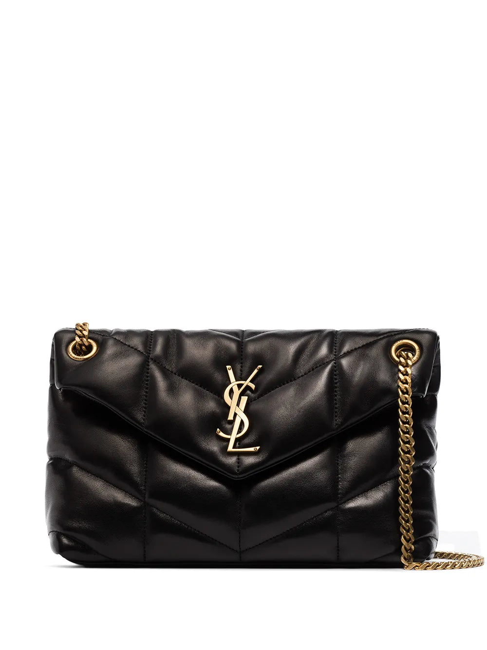 Saint Laurent Small Loulou Puffer Shoulder Bag — Same as shown — Size One Size — Front View