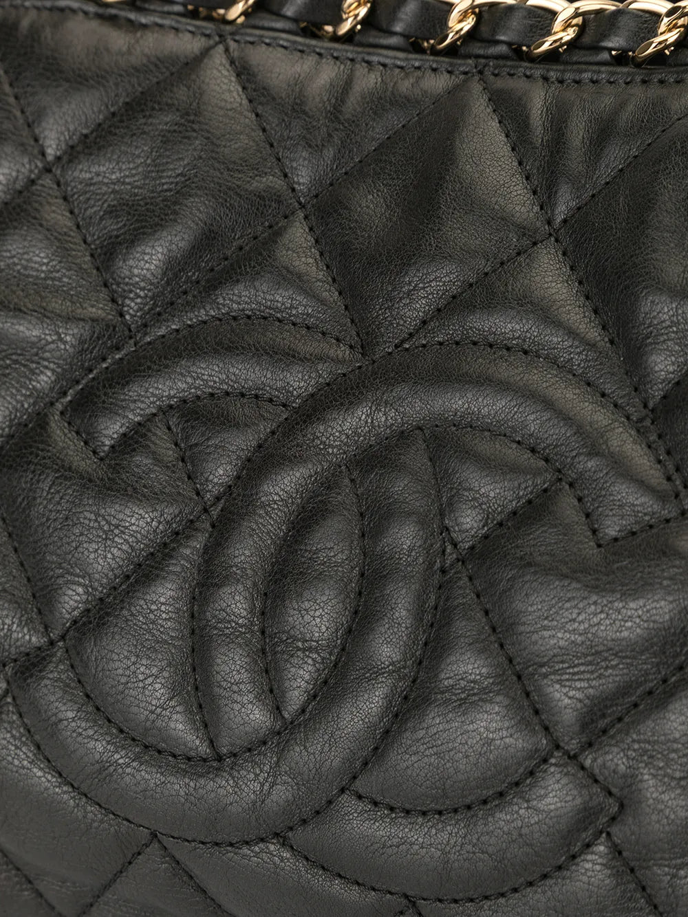 Chanel Pre Owned Small Quilted Chain Shoulder Bag — Same as shown — Size One Size — Top View