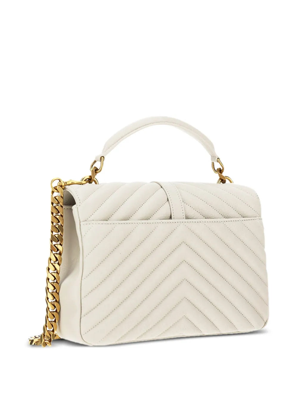 Saint Laurent Medium College Leather Cross Body Bag — Same as shown — Size One Size — Side View