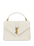 Saint Laurent Medium College Leather Cross Body Bag — Same as shown — Size One Size — Front View