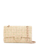 Chanel Pre Owned 2006 Tweed Double Flap Shoulder Bag — Same as shown — Size One Size — Front View