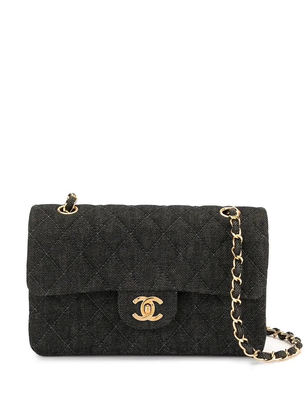 Chanel Pre Owned Double Flap Shoulder Bag — Same as shown — Size One Size — Front View