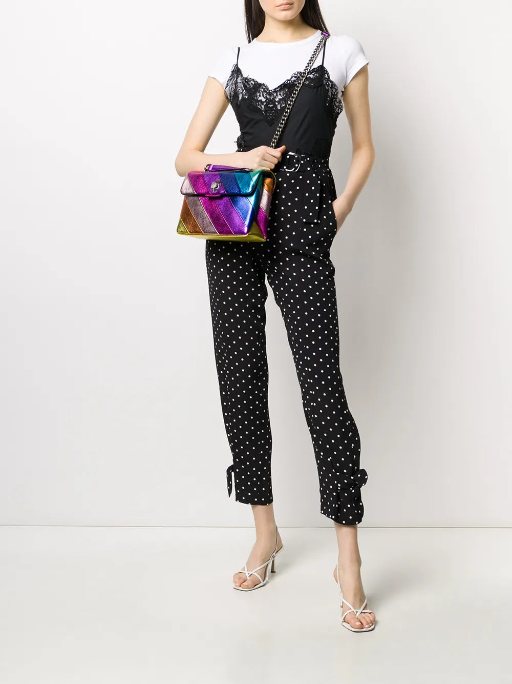Kurt Geiger London Kensington Leather Shoulder Bag — Same as shown — Size One Size — Side View
