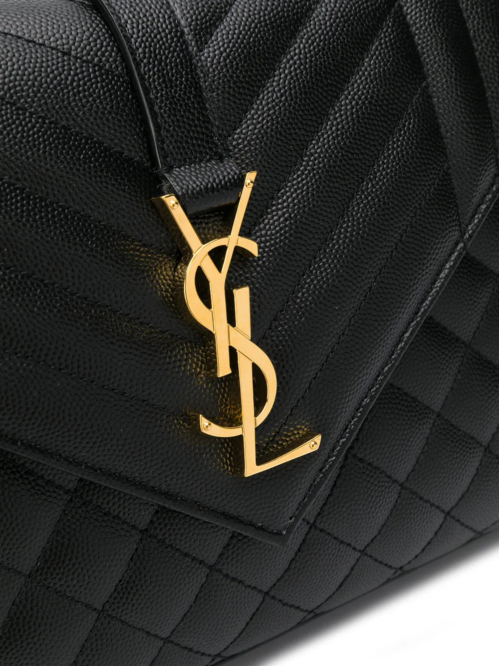 Saint Laurent Cassandra Quilted Shoulder Bag — Same as shown — Size One Size — Top View