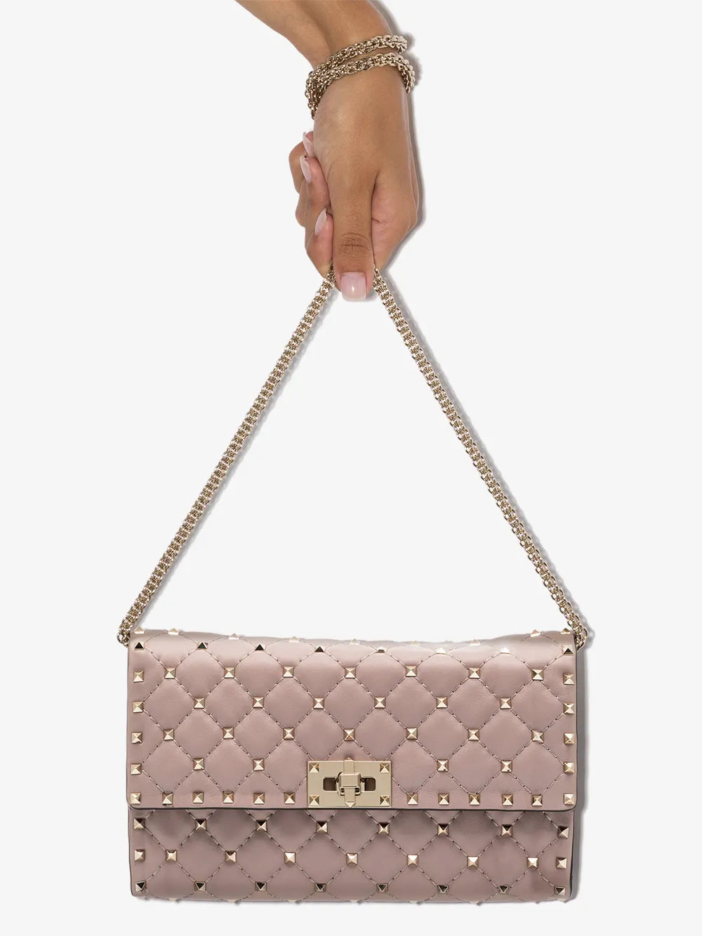Valentino Garavani Rockstud Spike Cross Body Bag — Same as shown — Size One Size — Top View