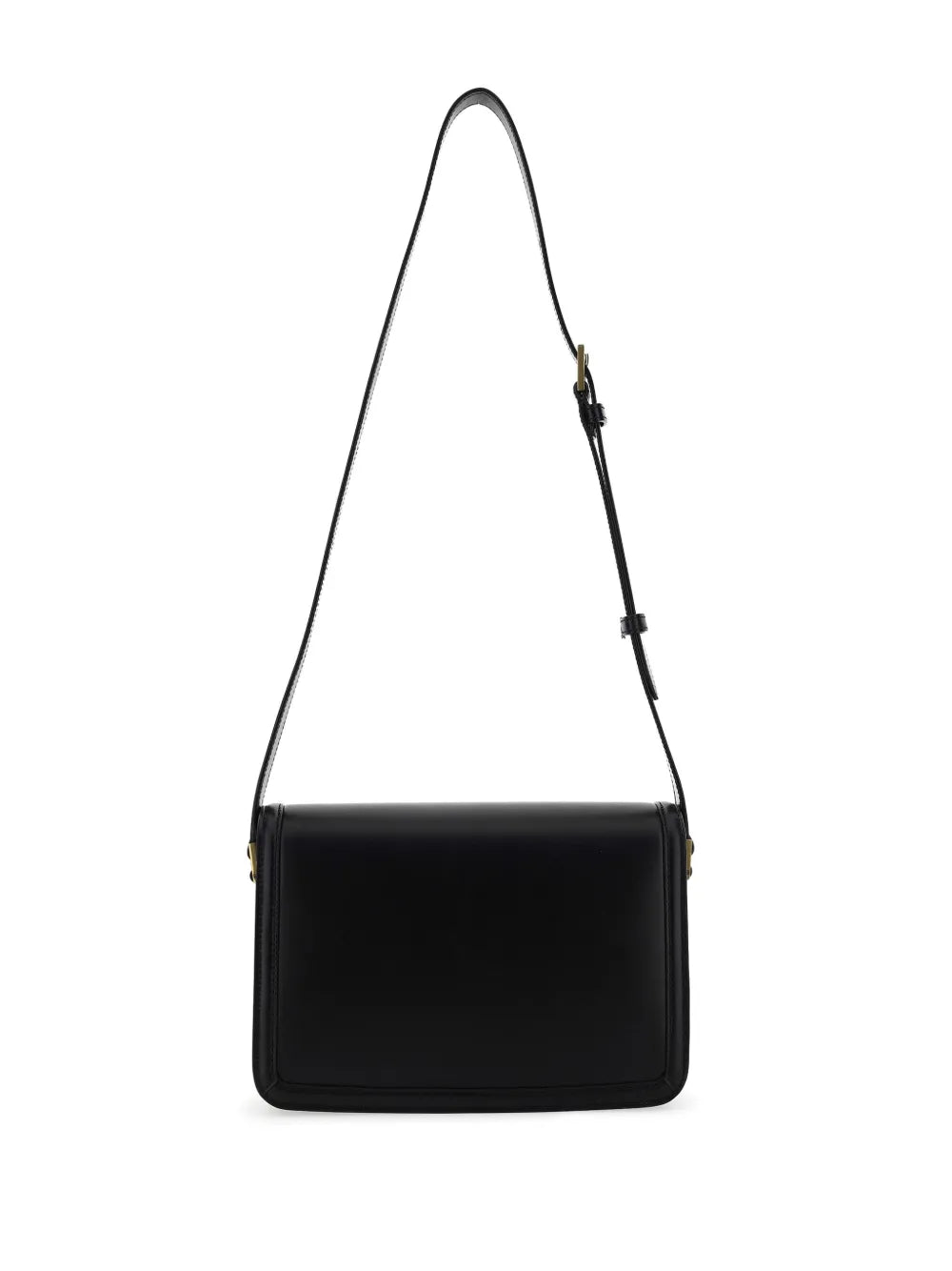 Saint Laurent Monogram Leather Shoulder Bag — Same as shown — Size One Size — Side View