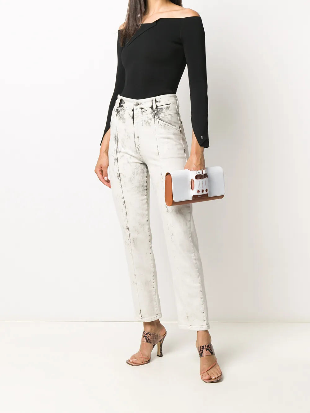 Perrin Paris Le Cabriolet Clutch Bag — Same as shown — Size One Size — Side View