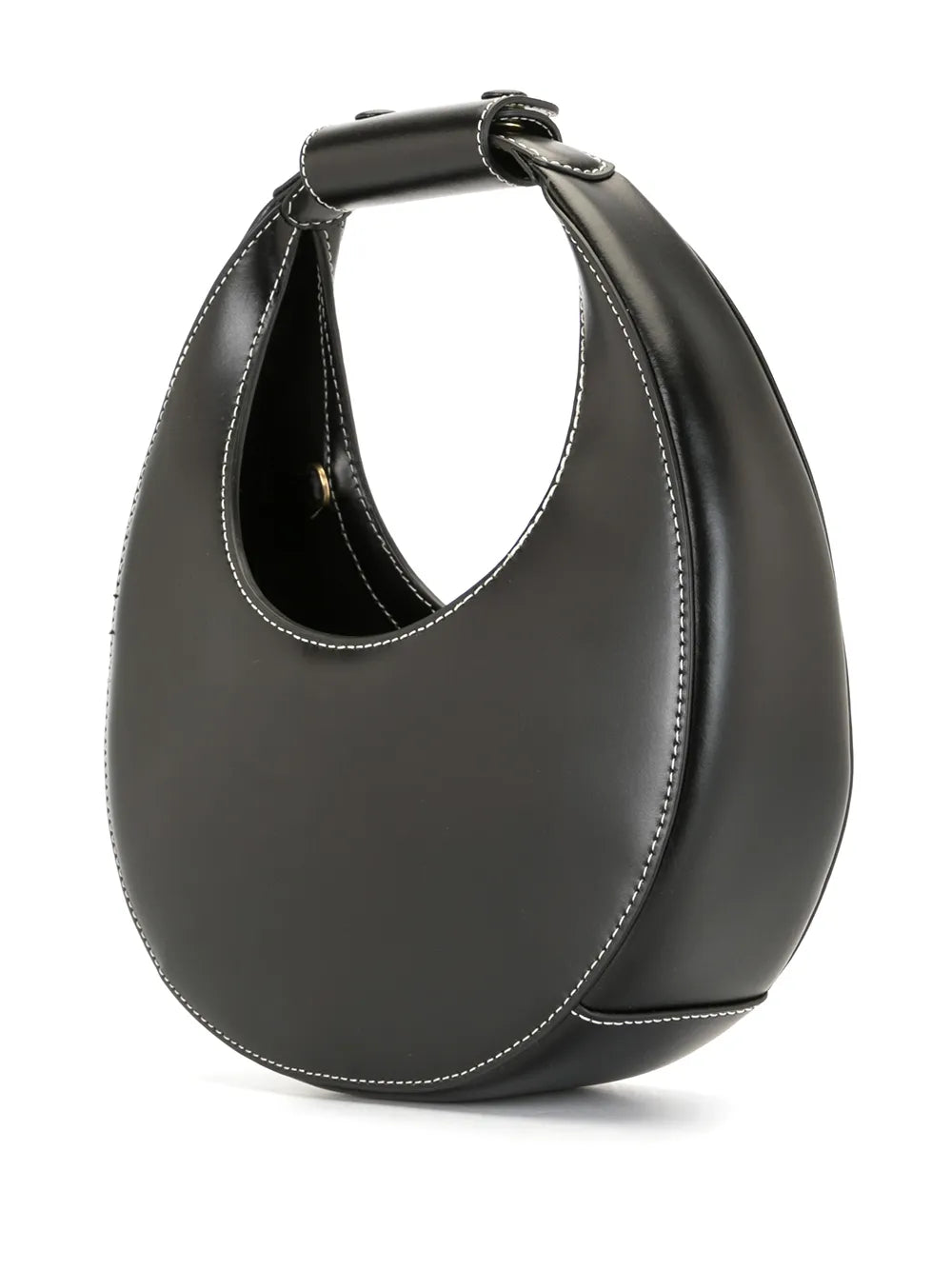 Staud Mini Moon Leather Shoulder Bag — Same as shown — Size One Size — Back View