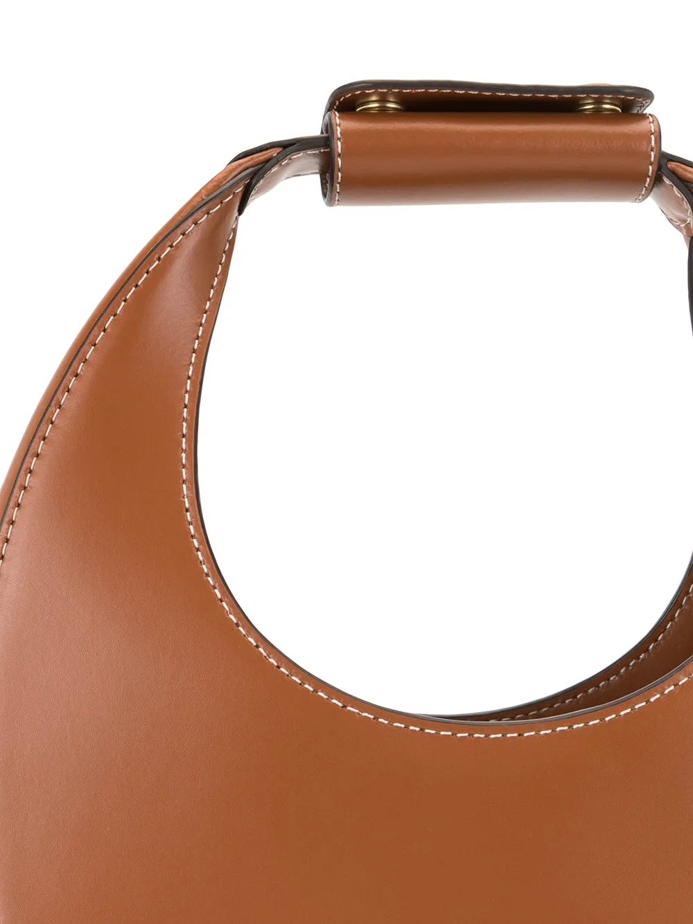 Staud Moon Small Leather Shoulder Bag — Same as shown — Size One Size — Top View