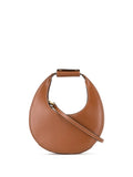 Staud Moon Small Leather Shoulder Bag — Same as shown — Size One Size — Front View