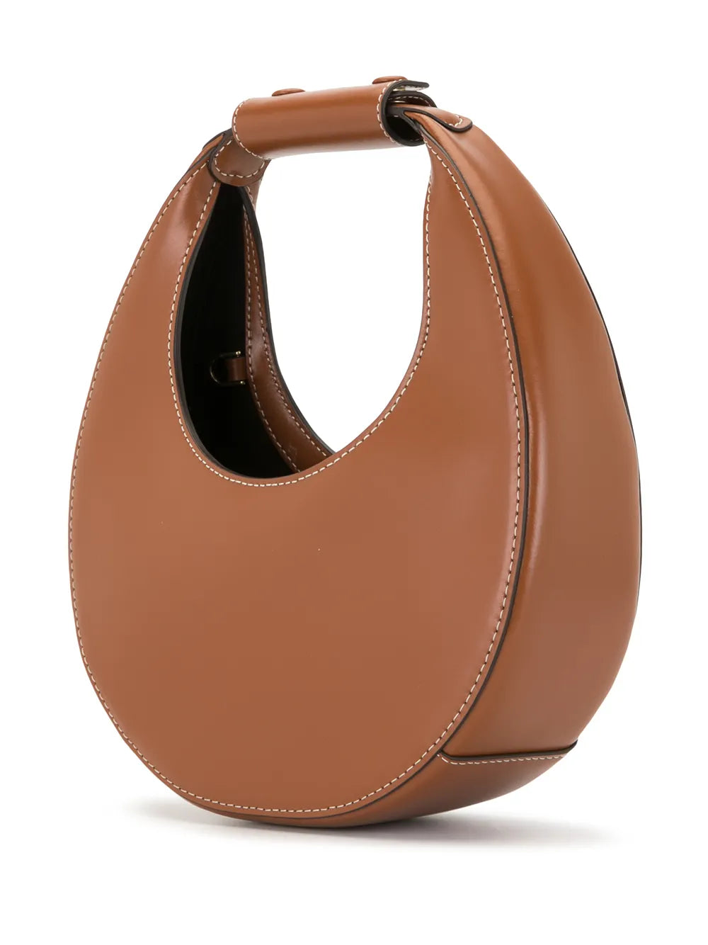 Staud Moon Small Leather Shoulder Bag — Same as shown — Size One Size — Back View