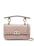 Valentino Garavani Small Rockstud Spike Shoulder Bag — Same as shown — Size One Size — Front View