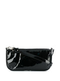 By Far Black Patent Shoulder Bag — Same as shown — Size One Size — Front View