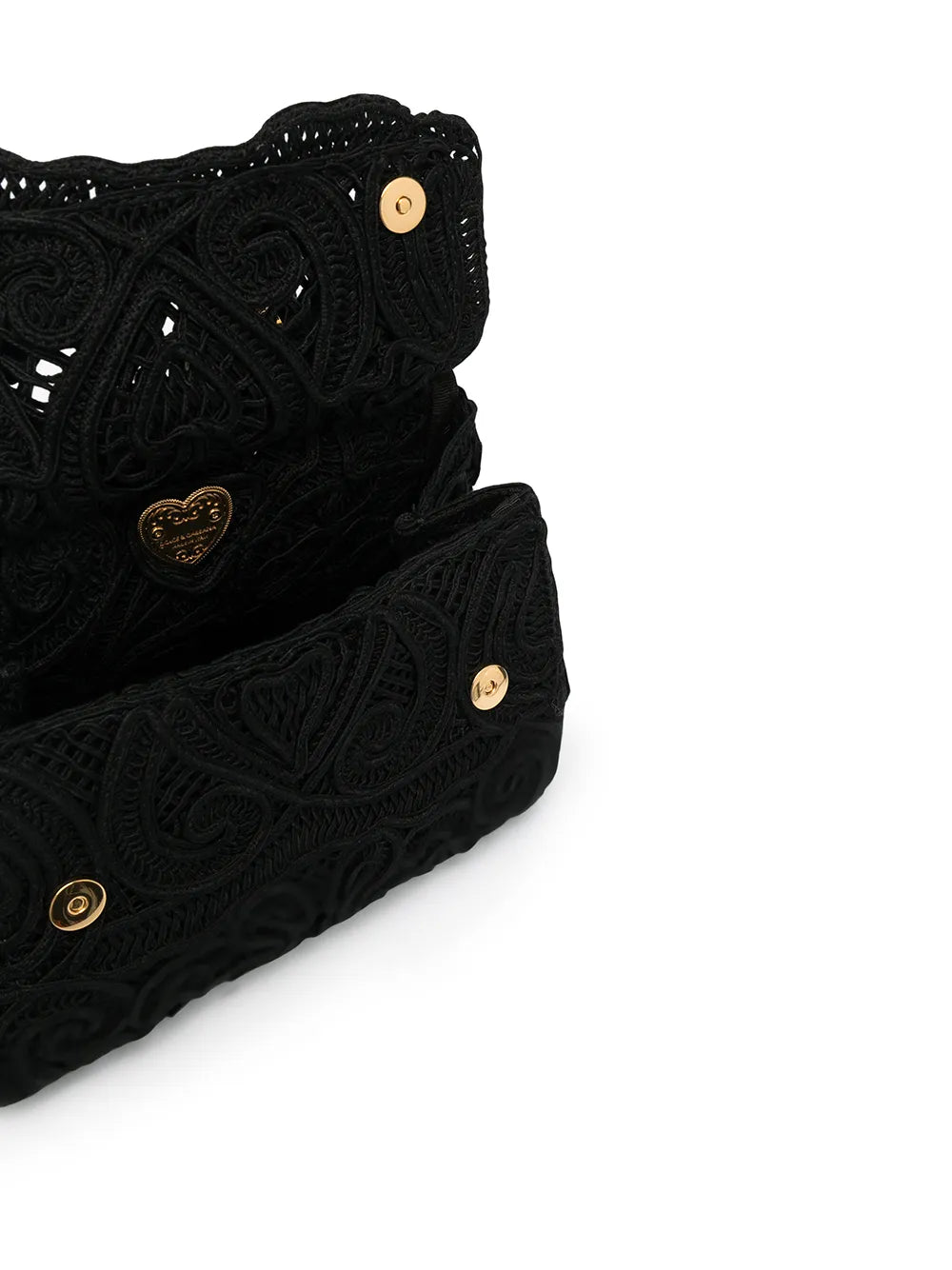 Dolce Gabbana Small Sicily Lace Top Handle Bag — Same as shown — Size One Size — Detail View