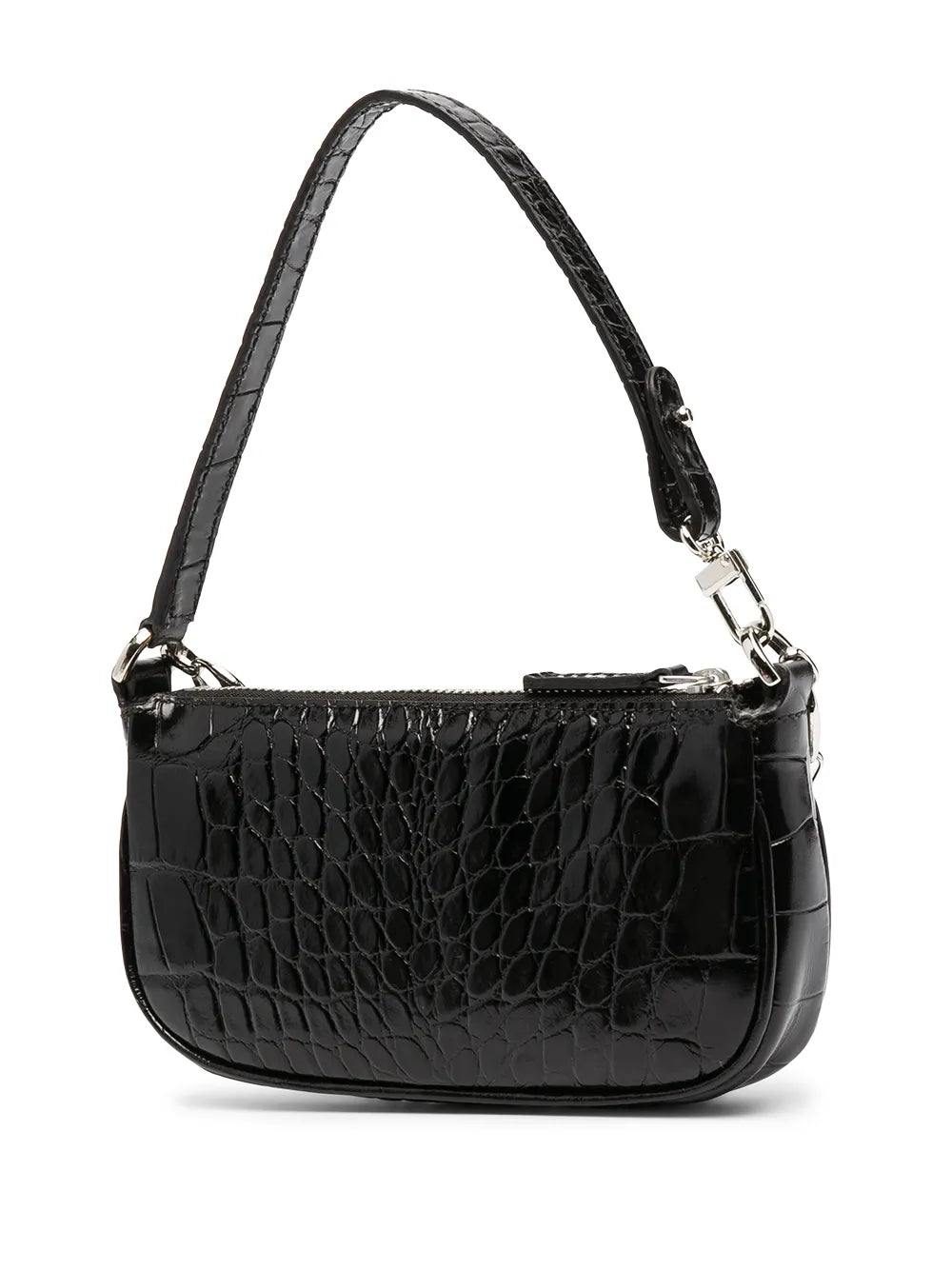 By Far Crocodile Embossed Shoulder Bag — Same as shown — Size One Size — Top View