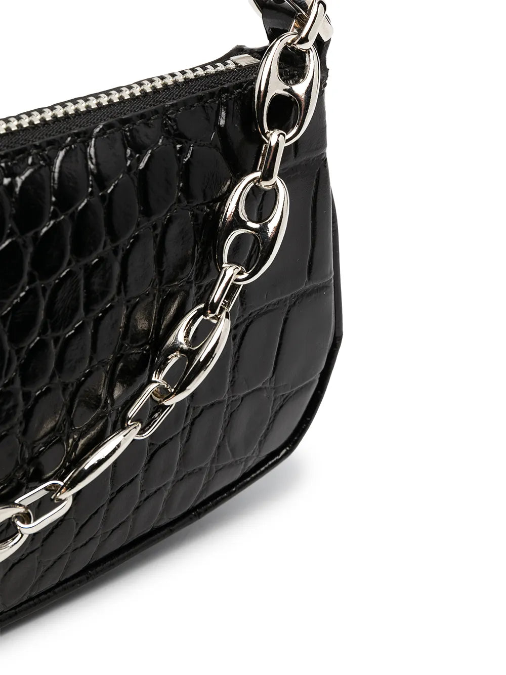 By Far Crocodile Embossed Shoulder Bag — Same as shown — Size One Size — Detail View