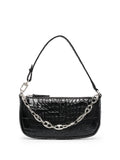 By Far Crocodile Embossed Shoulder Bag — Same as shown — Size One Size — Front View