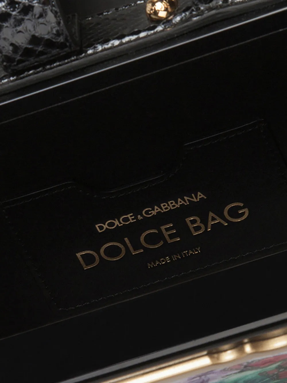 Dolce Gabbana Postcard Dolce Box Top Handle Bag — Same as shown — Size One Size — Top View