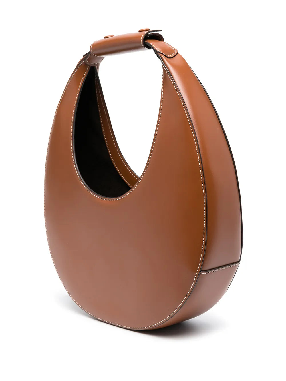 Staud Moon Leather Shoulder Bag — Same as shown — Size One Size — Back View