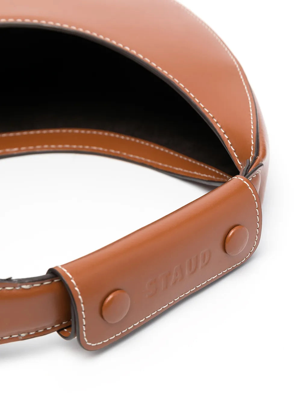 Staud Moon Leather Shoulder Bag — Same as shown — Size One Size — Top View