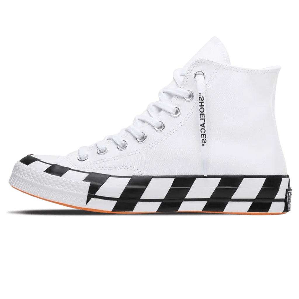 Off-White x Converse Chuck 70 Stripe 'White' — UK 3 | EU 35 | US 3 — Front View