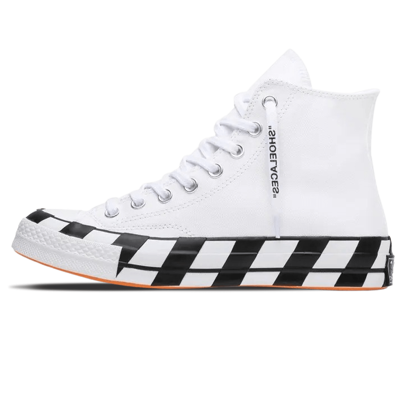 Off-White x Converse Chuck 70 Stripe 'White' — UK 3 | EU 35 | US 3 — Front View