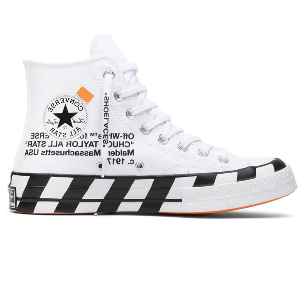 Off-White x Converse Chuck 70 Stripe 'White' — UK 3 | EU 35 | US 3 — Side View
