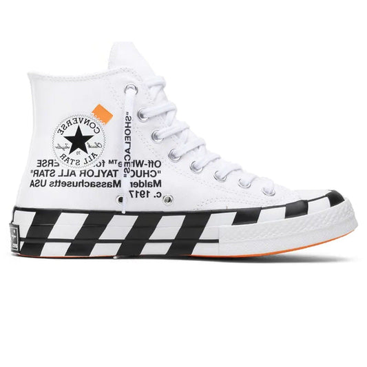Off-White x Converse Chuck 70 Stripe 'White' — UK 3 | EU 35 | US 3 — Side View