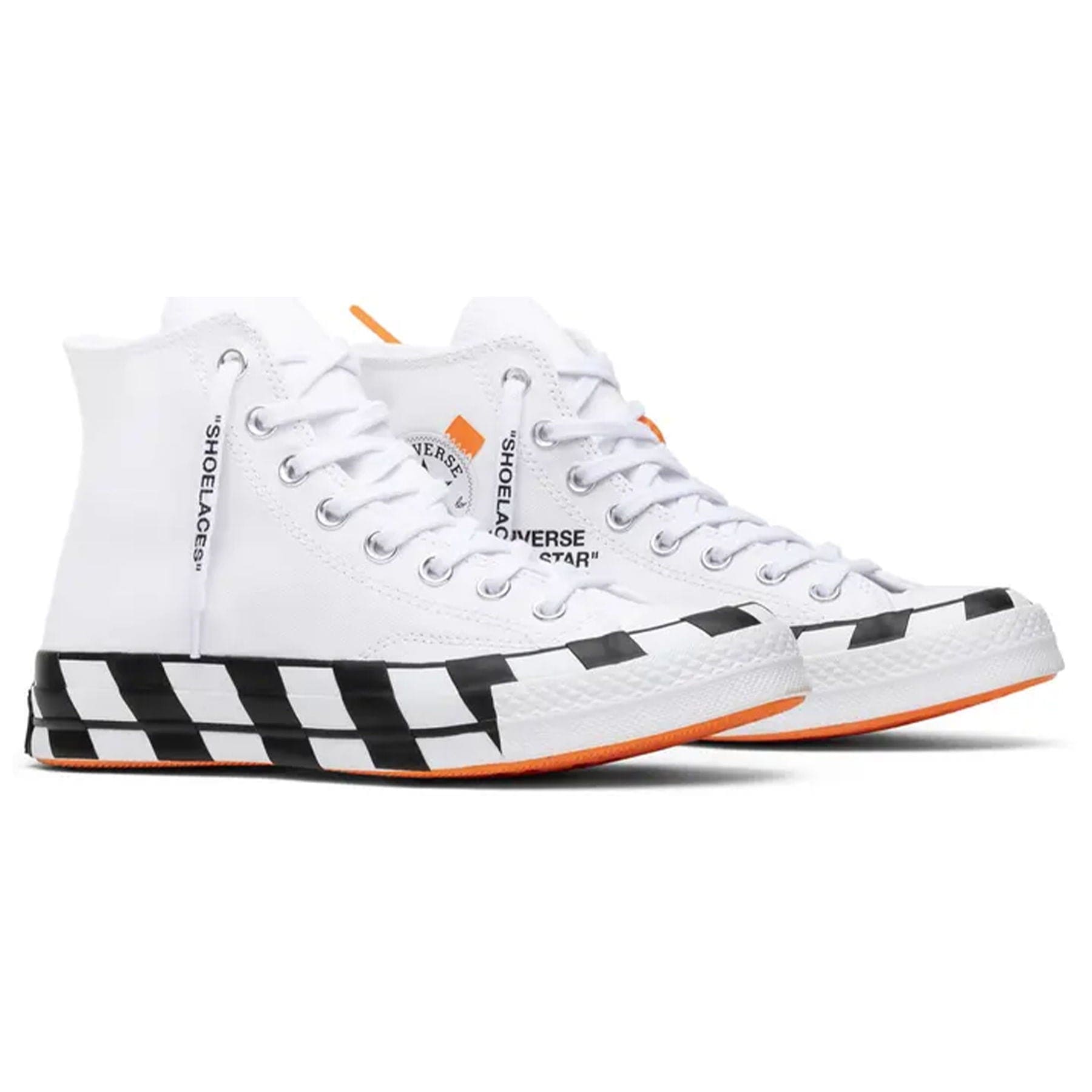 Off-White x Converse Chuck 70 Stripe 'White' — UK 3 | EU 35 | US 3 — Back View