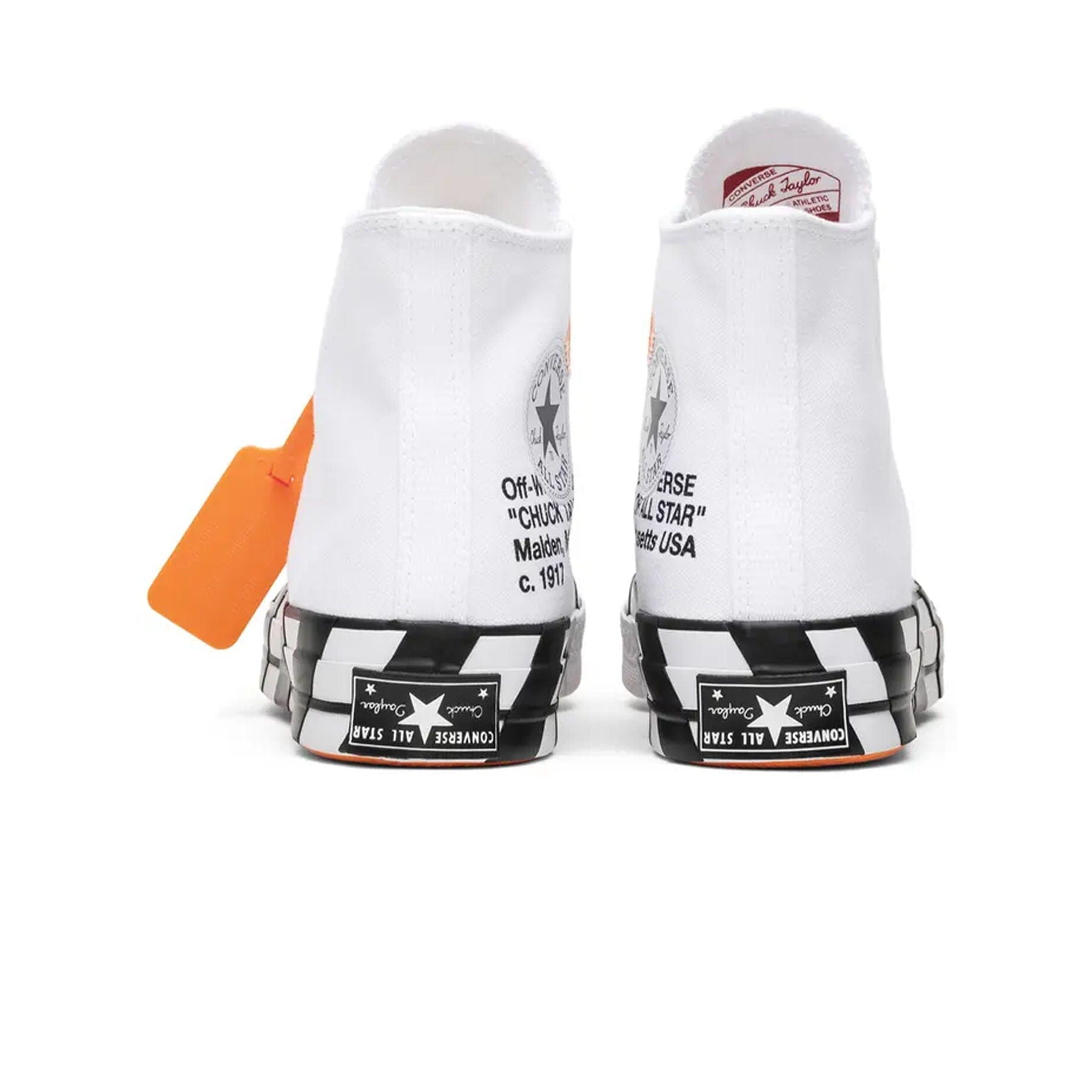 Off-White x Converse Chuck 70 Stripe 'White' — UK 3 | EU 35 | US 3 — Top View