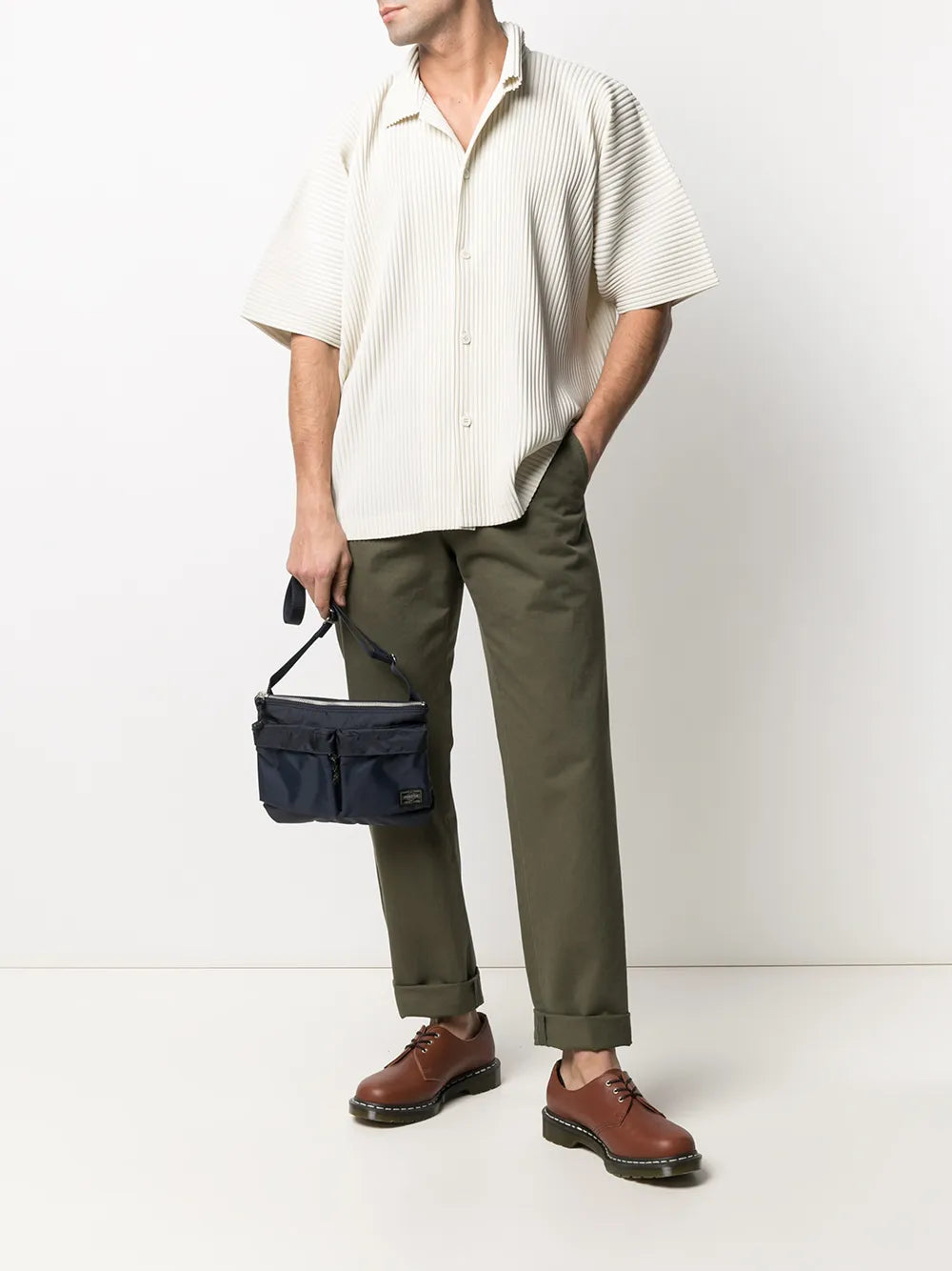 Porter Yoshida Co Force Nylon Shoulder Bag — Same as shown — Size One Size — Side View