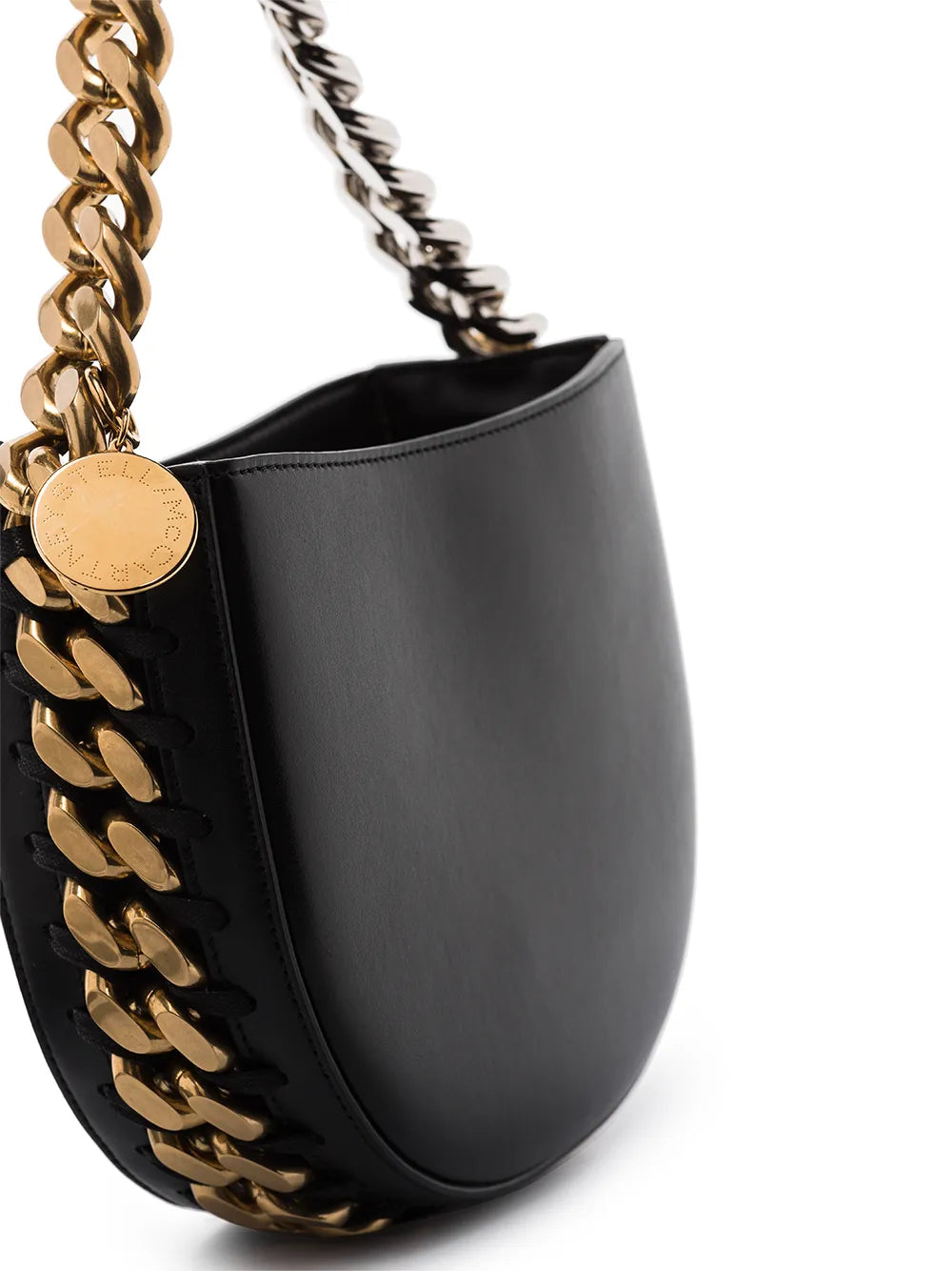 Stella Mccartney Frayme Faux Leather Shoulder Bag — Same as shown — Size One Size — Detail View