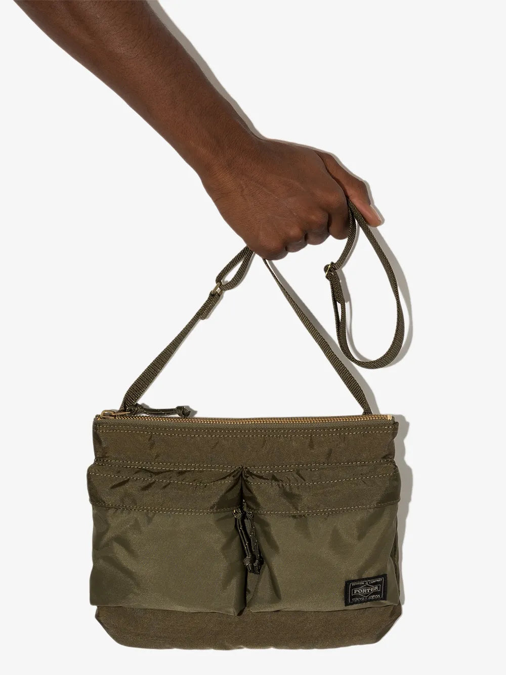 Porter Yoshida Co Flying Ace Two Way Shoulder Bag — Same as shown — Size One Size — Top View