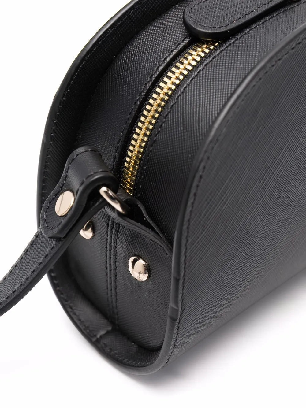 Apc Demi Lune Leather Shoulder Bag — Same as shown — Size One Size — Top View