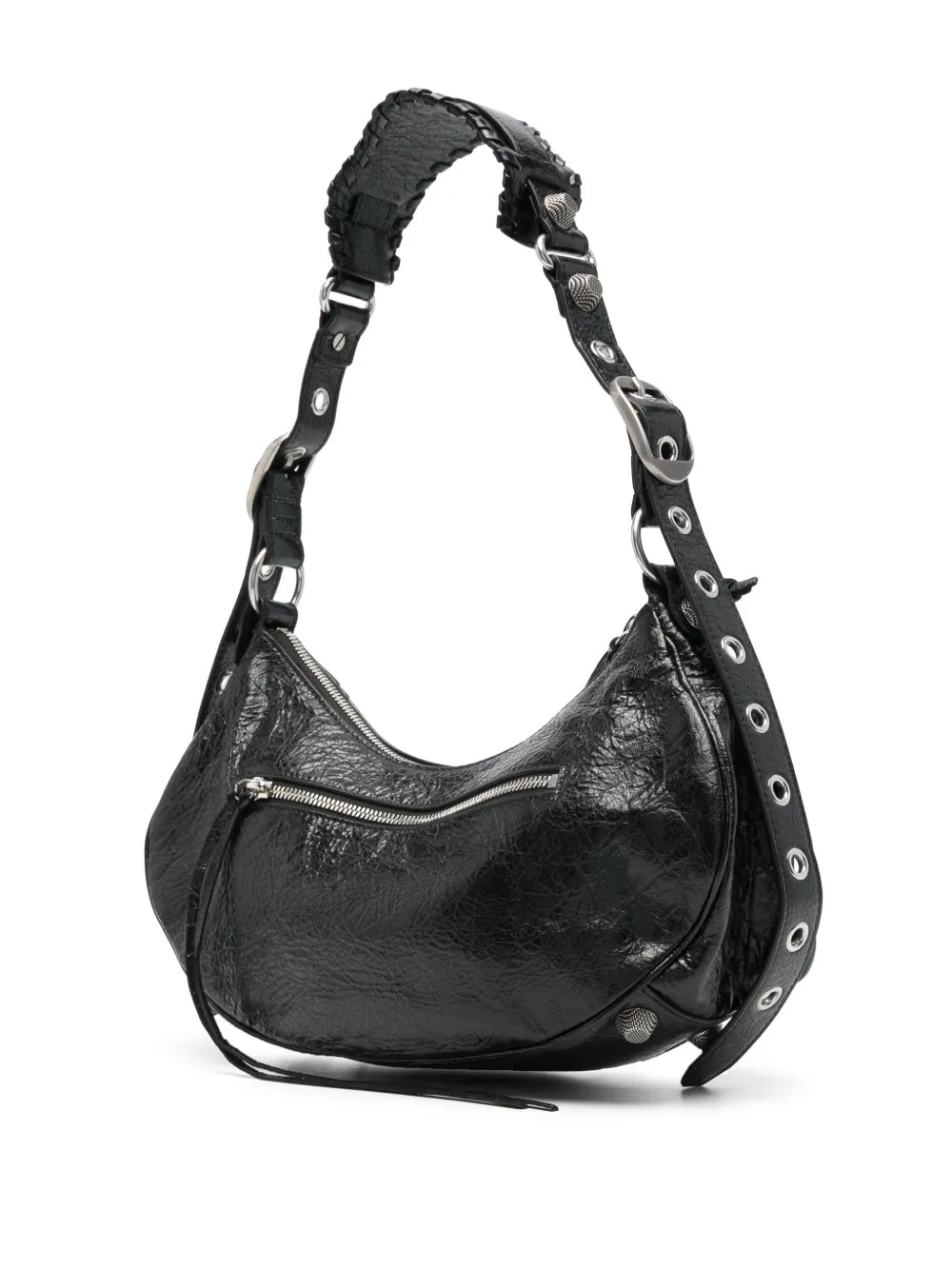 Balenciaga Le Cagole S Leather Shoulder Bag — Same as shown — Size One Size — Back View