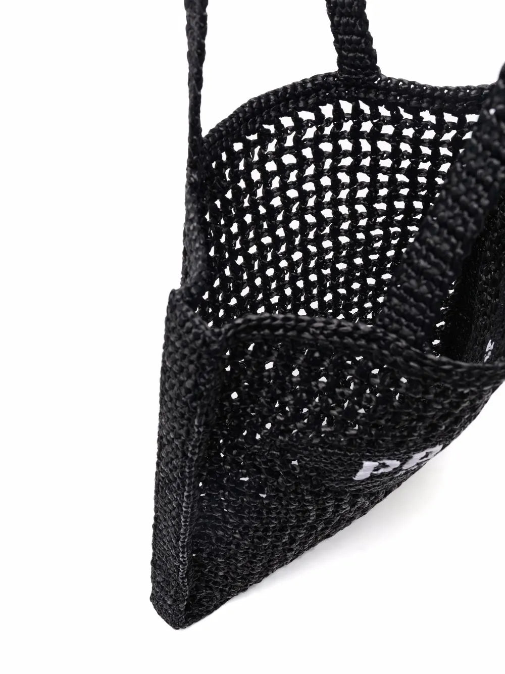 Prada Interwoven Design Logo Print Shoulder Bag — Same as shown — Size One Size — Detail View