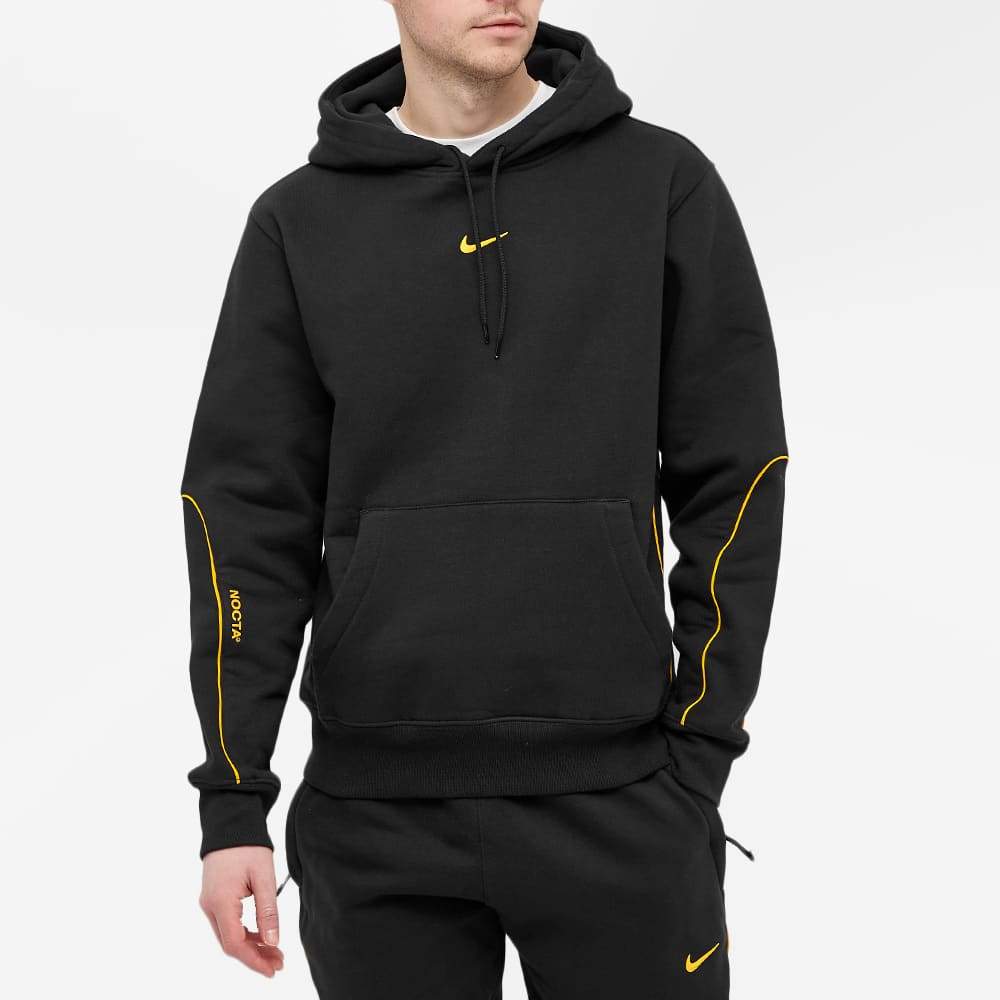 Drake x Nike NOCTA AU Essential Hoody Black — XXS — Top View